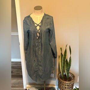 American Eagle Outfitters Blue Denim dress size XS